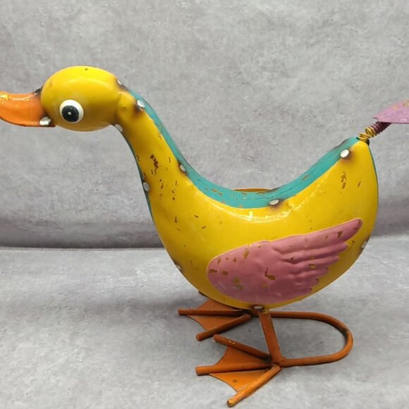 Continental Art Center CAC193054 Colorful Enamel Duck Statue - Picture 3 of 6
